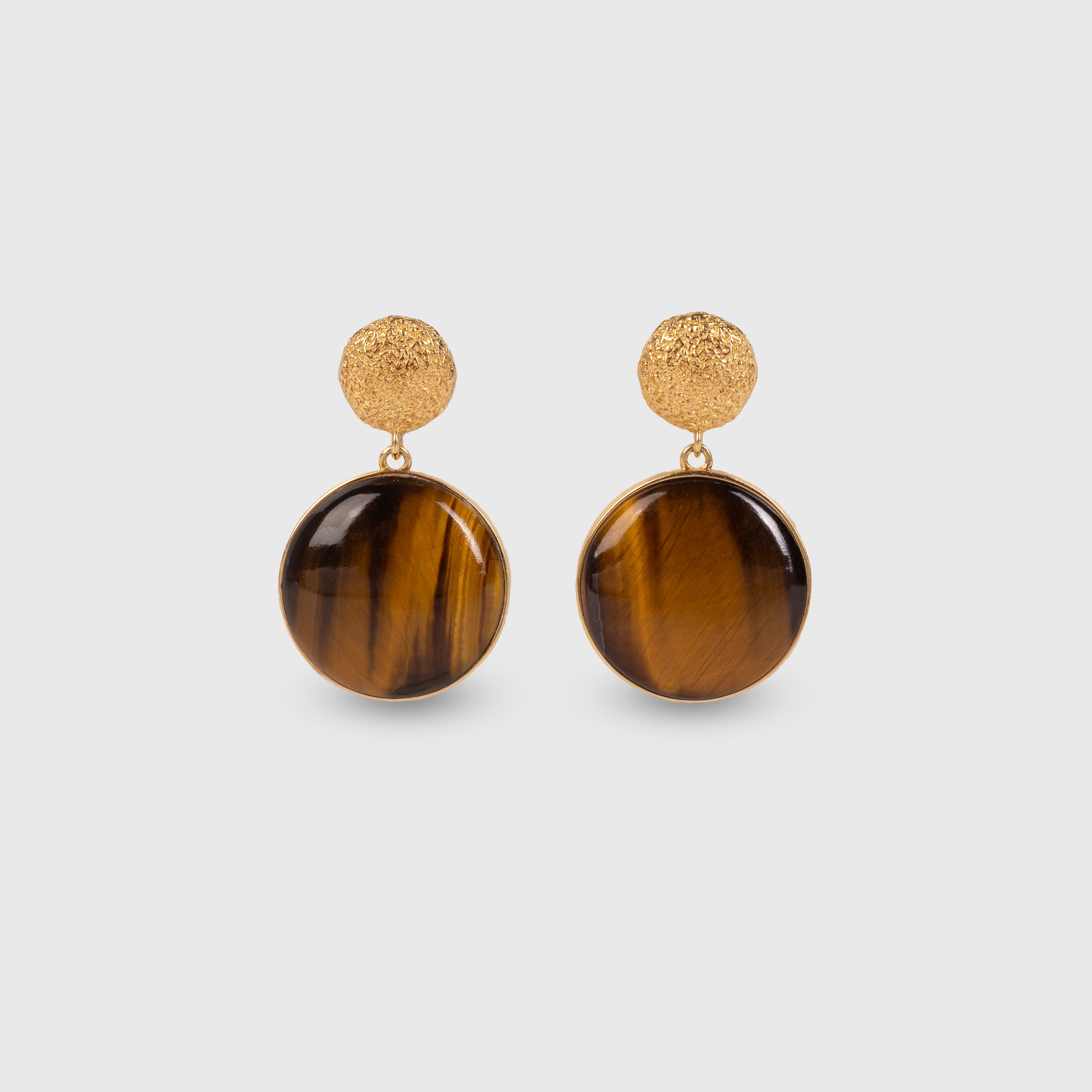Enchant Earrings - Tigers Eye