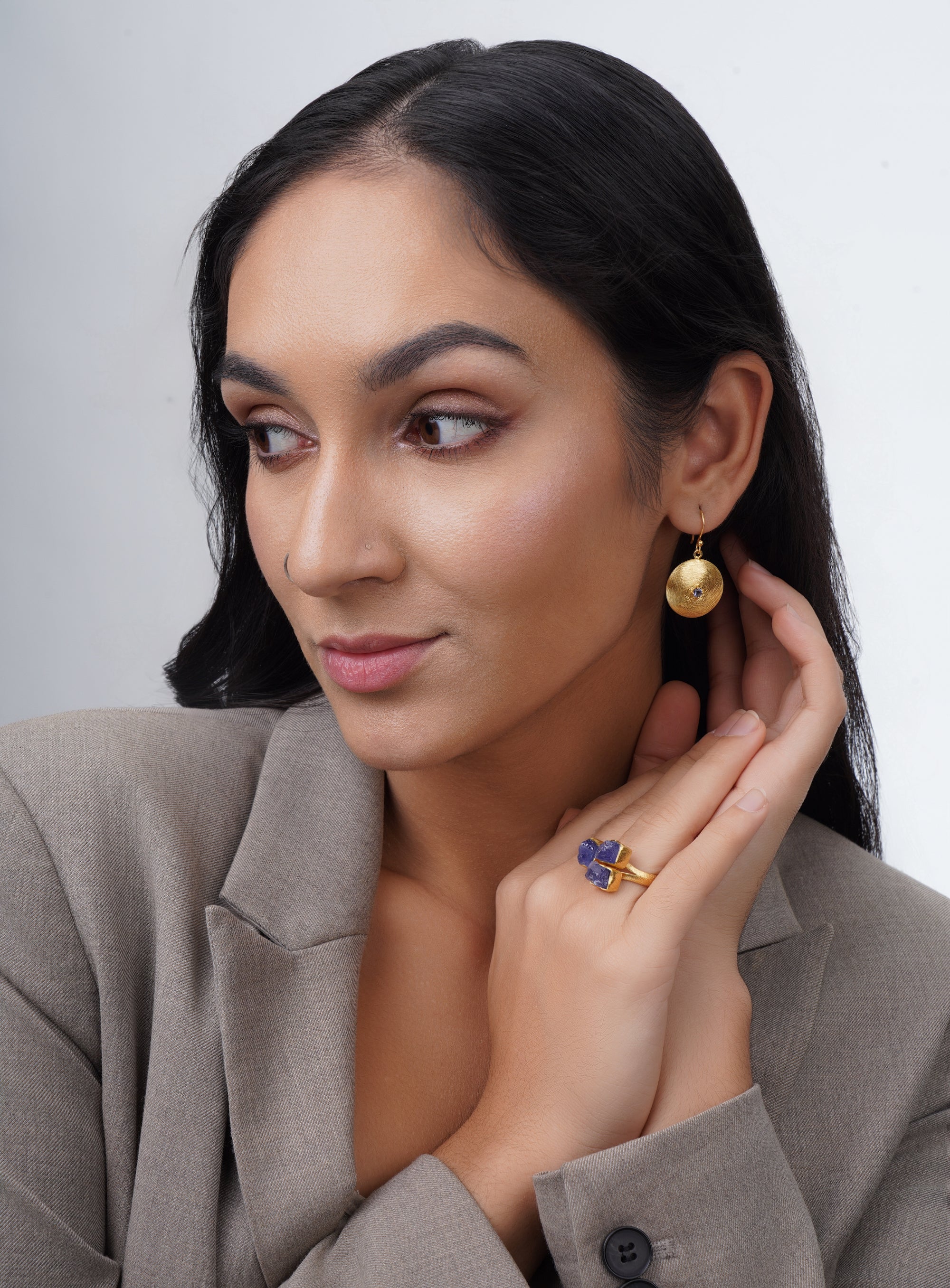 Mesmer Earrings - Iolite