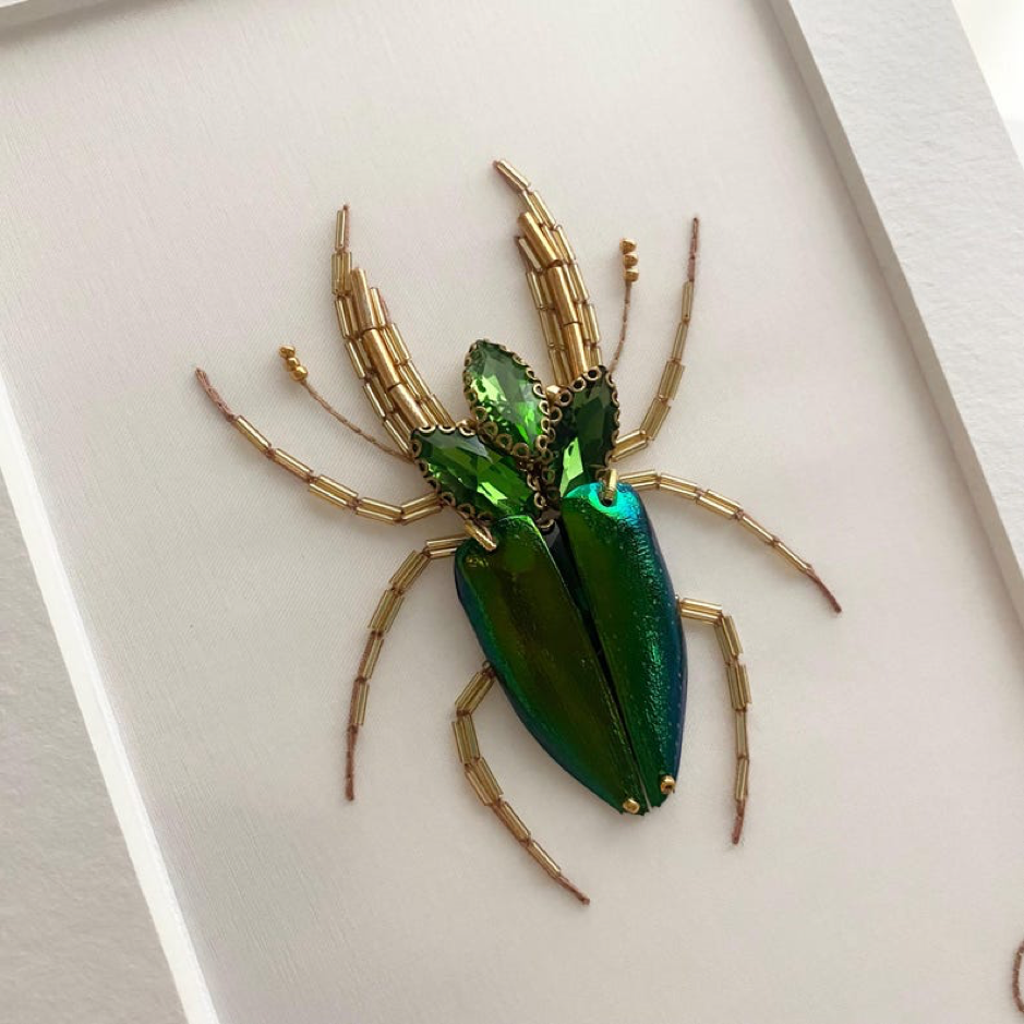 Green Beetle Couture